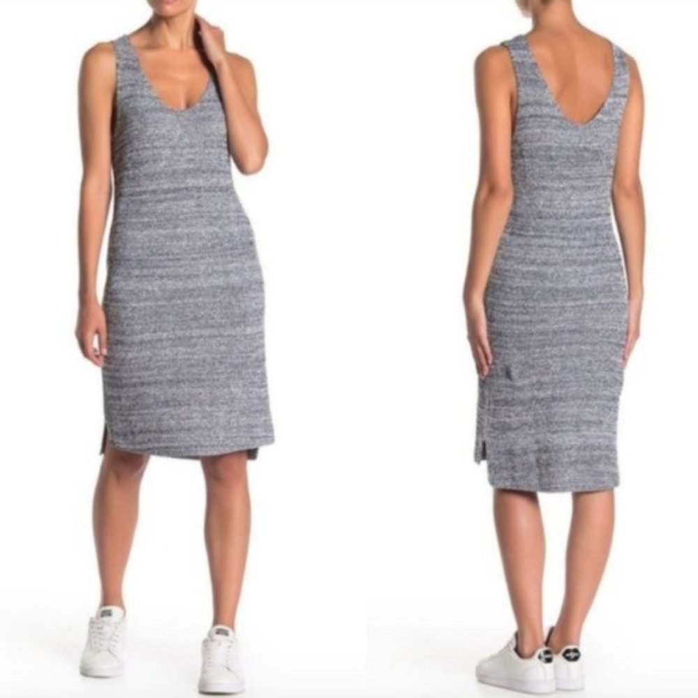 SUSINA Marled Midi Sweater Dress Women Large